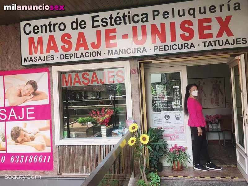 Masajista profesional en peluquería