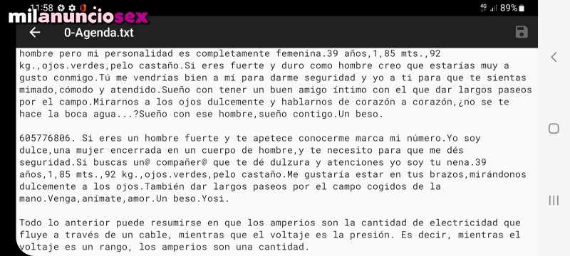 Busco novio que me dé seguridad.