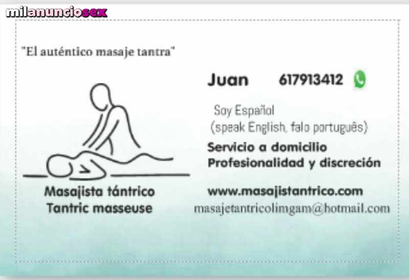 Masajista Tantra profesional titulado